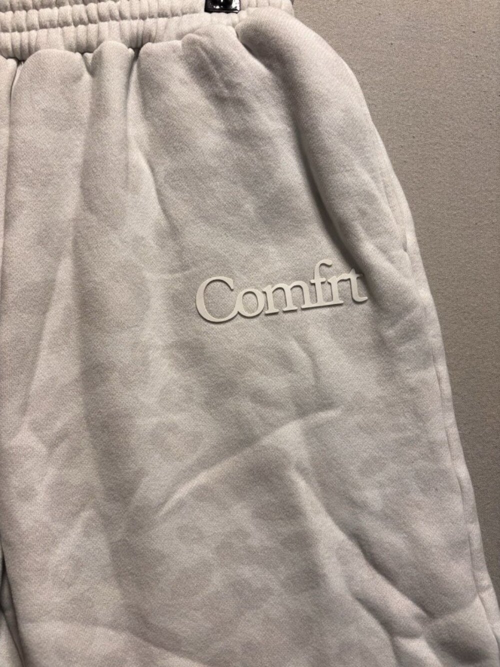 Comfrt Hoodie Sweatpants Set XL White Leopard Print Oversized Loungewear - Picture 10 of 16